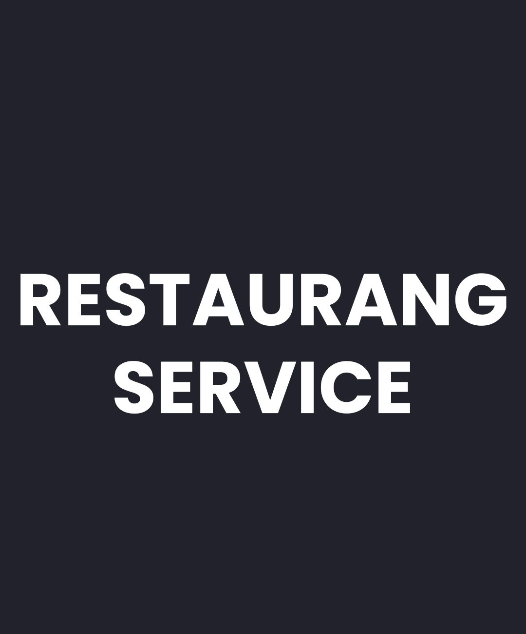 Restaurang/service